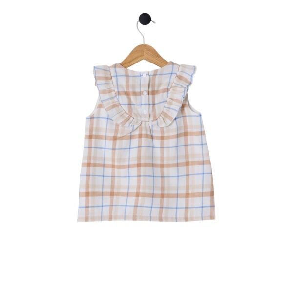 U.S. Polo Kız Bebek Elbise Dokuma Kumaş  Kumaş Beyaz - 3 Yaş