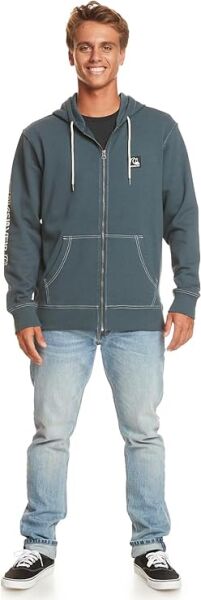 Quiksilver The Original Fz Hood Erkek Sweatshirt Lacivert - XL