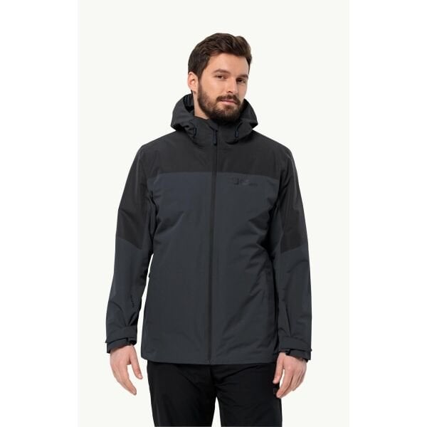 Jack Wolfskin GLAABACH 3IN1 JKT M Erkek Mont Siyah - XXL