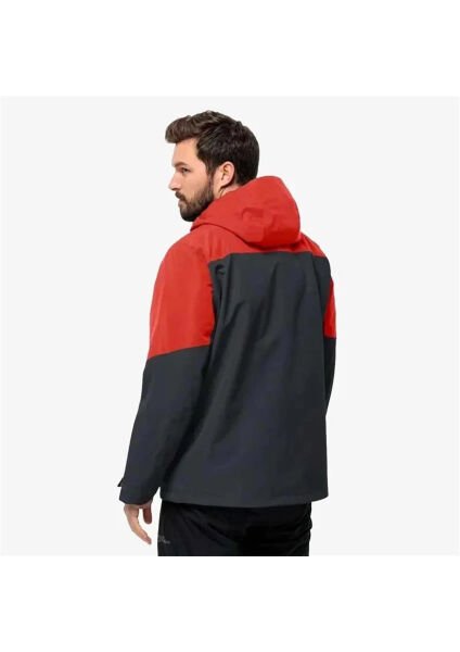 Jack Wolfskin GLAABACH 3IN1 JKT M Erkek Mont Kırmızı - XL