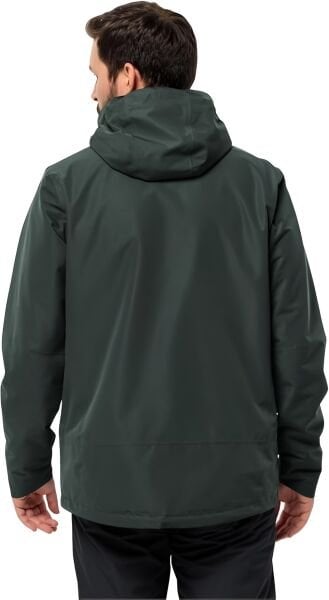 Jack Wolfskin Erkek Mont Luntal 3In1 Jkt M Yeşil - M