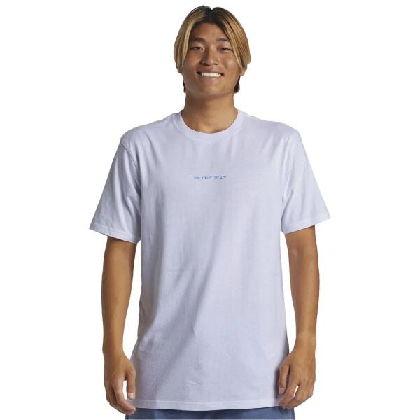 Quiksilver Surf Safari Moe Erkek Tişört Beyaz - XL