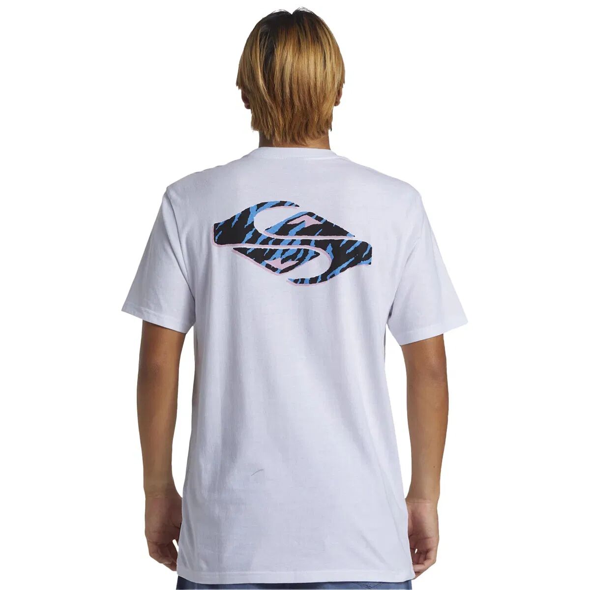 Quiksilver Surf Safari Moe Erkek Tişört Beyaz - XL