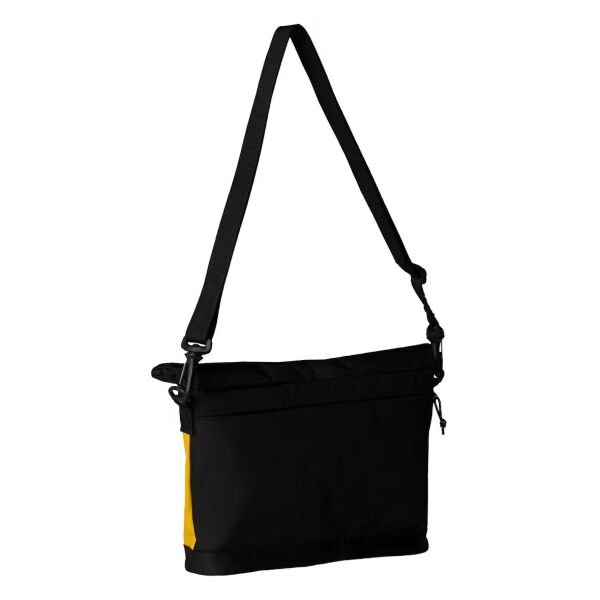 The North Face Base Camp Voyager Messenger Bag Unisex Çanta Siyah Sarı - Tek Beden