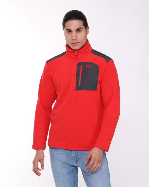 HELLY HANSEN Block Halfzip Erkek Polar S - Kırmızı