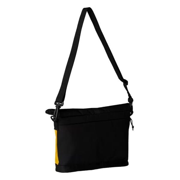 The North Face Base Camp Voyager Messenger Bag Unisex Çanta Siyah Sarı - Tek Beden