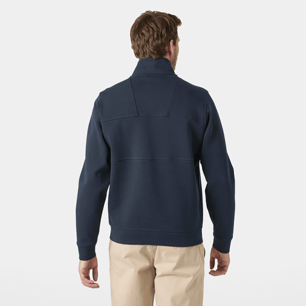 HELLY HANSEN Erkek Sweat KOSTER SWEAT 1/2 ZIP SWEATSHIRT HHA.54590 S - Navy