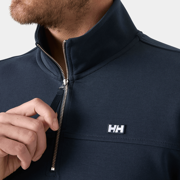 HELLY HANSEN Erkek Sweat KOSTER SWEAT 1/2 ZIP SWEATSHIRT HHA.54590 S - Navy