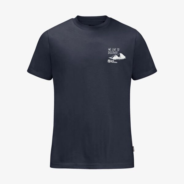 Jack Wolfskin Discover T M Erkek Tişört Bej - S