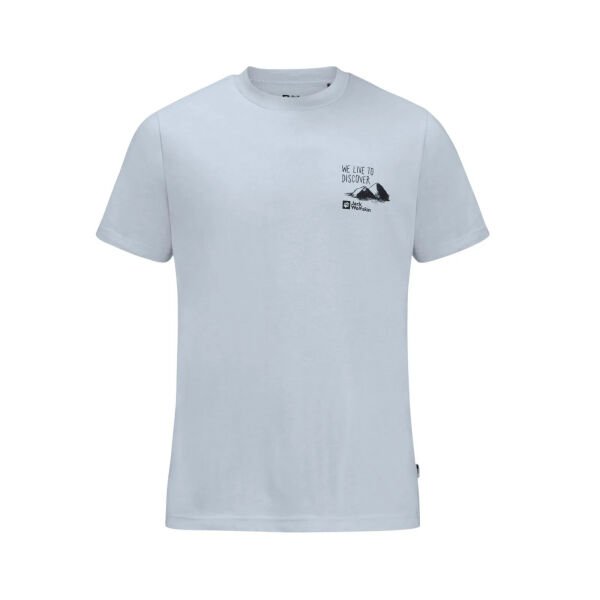 Jack Wolfskin Discover T M Erkek Tişört Bej - S