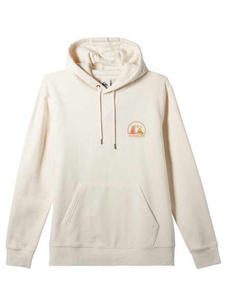 Quiksilver Clean Cırcle Hoodıe Erkek Sweatshirt Krem - L