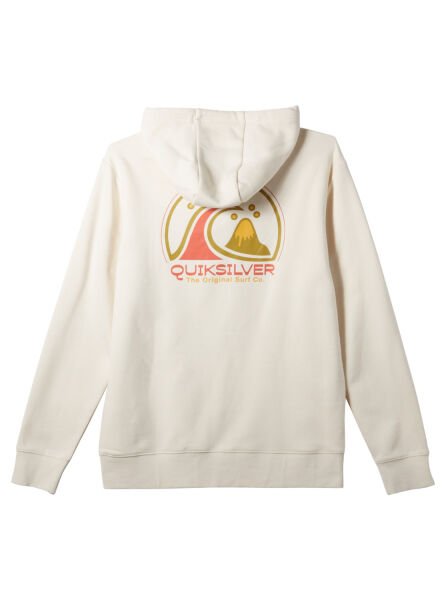 Quiksilver Clean Cırcle Hoodıe Erkek Sweatshirt Krem - L