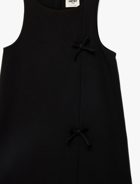 Koton Siyah Elbise 6Skg80048Aw Siyah - 9-10