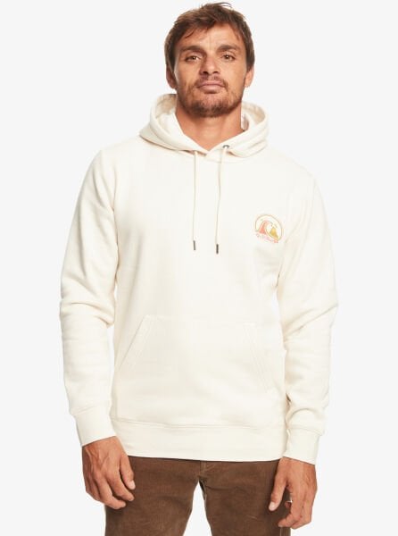 Quiksilver Clean Cırcle Hoodıe Erkek Sweatshirt Krem - L