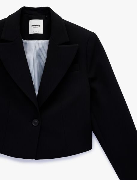 Koton Siyah Ceket 6SAK50056UW Siyah - 42