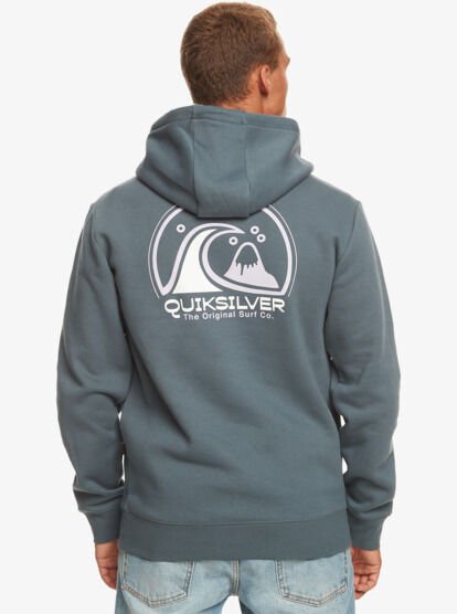 Quiksilver Clean Cırcle Hoodıe Erkek Sweatshirt Mavi - S