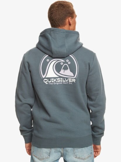 Quiksilver Clean Cırcle Hoodıe Erkek Sweatshirt Mavi - S