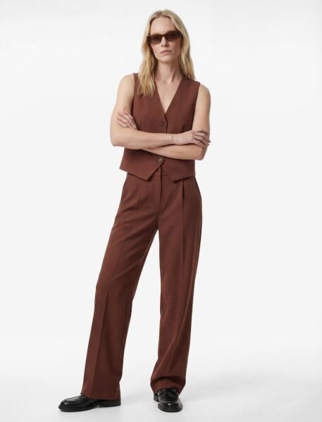 Koton Kahverengi Yelek 6Sak20031Pw Kahverengi - 42