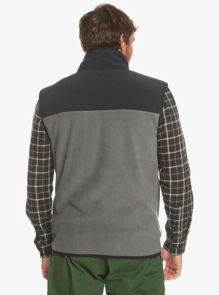 Quiksilver Fz Polar Vest Erkek Yelek Gri - XXL