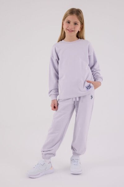 U.S. Polo Kız Çocuk İkili Takım 7-8 - Lila