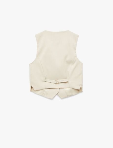 Koton Bej Yelek 6Sak20058Uw 42 - Bej