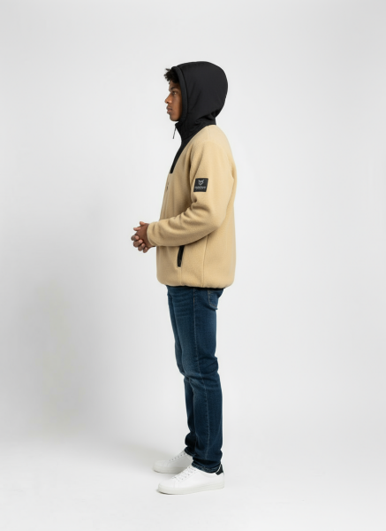 GAMP KAPŞ.YARIM FERM.POLAR Siyah - XXXL