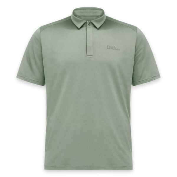 Jack Wolfskin Delgami Erkek Polo T-Shirt Yeşil - M