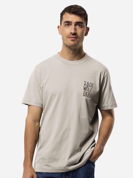Jack Wolfskin Jack Tent T M Erkek Tişört Bej - XXL