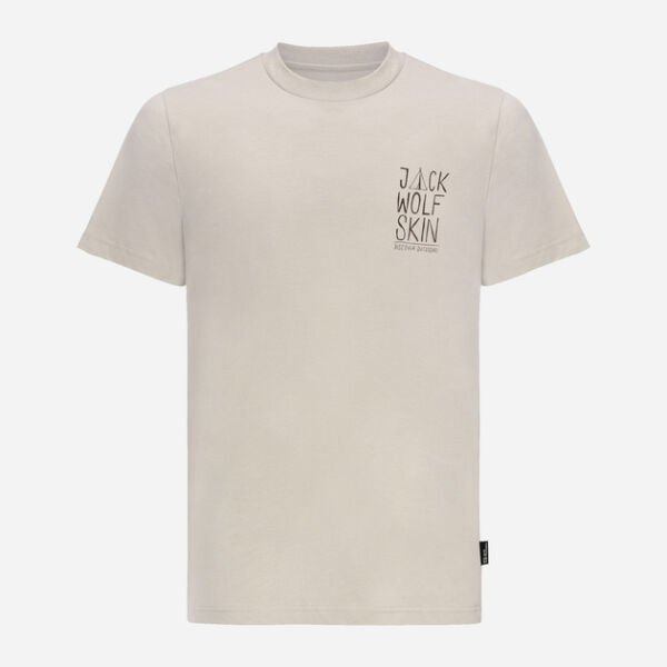 Jack Wolfskin Jack Tent T M Erkek Tişört Bej - XXL