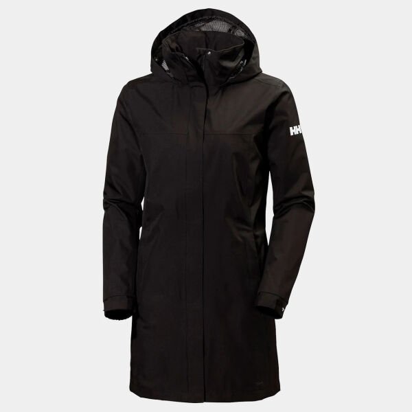 HELLY HANSEN Aden Kadın Uzun Yağmurluk Siyah - S