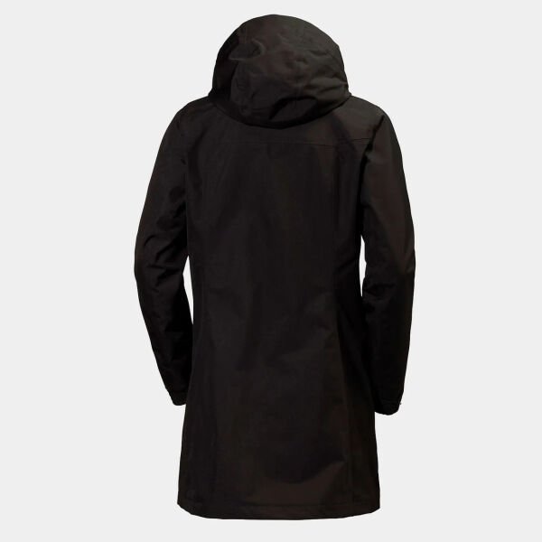 HELLY HANSEN Aden Kadın Uzun Yağmurluk Siyah - S