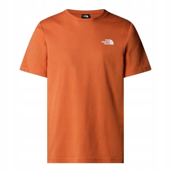 The North Face M Ss Box Nse Tee Erkek T-Shirt K. Turuncu - S