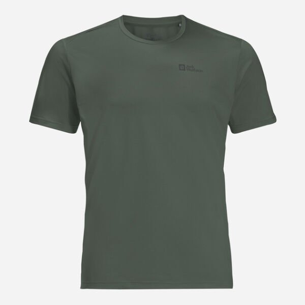 Jack Wolfskin Delgami S/S M Erkek Tişört Yeşil - XL