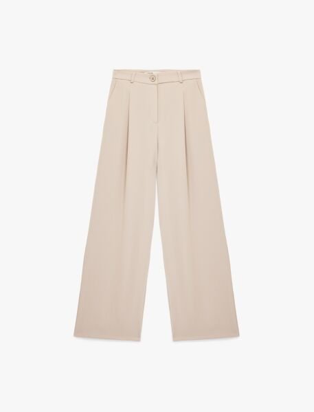 Koton Bej Pantolon 6Sak40183Uw 42 - Bej