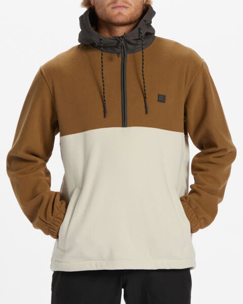 Billabong BOUNDARY PULLOVER Erkek Polar Kahverengi - XXL