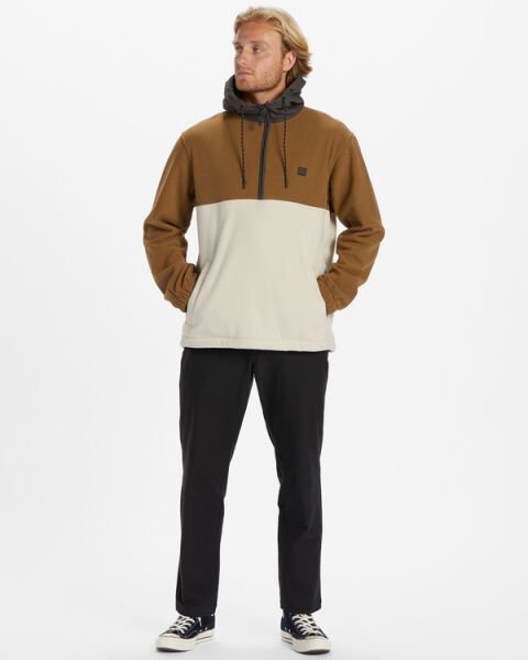 Billabong BOUNDARY PULLOVER Erkek Polar Kahverengi - XXL