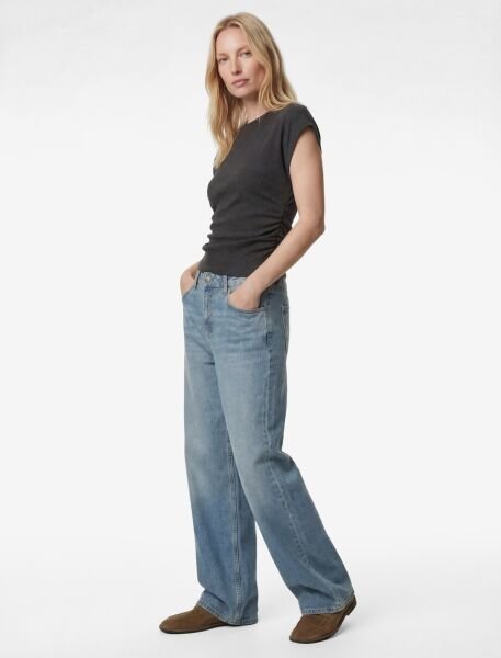 Koton Antrasit Tişört 6SAK50168EK