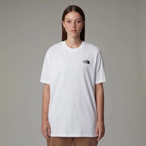 The North Face W Ss Essential Oversize Tee Kadın T-Shirt Beyaz - M