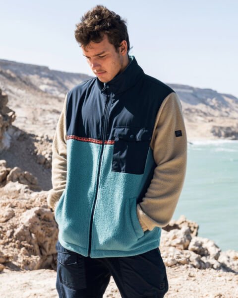 Billabong Boundary Traıl Zıp Mavi Erkek Polar Mavi - XS