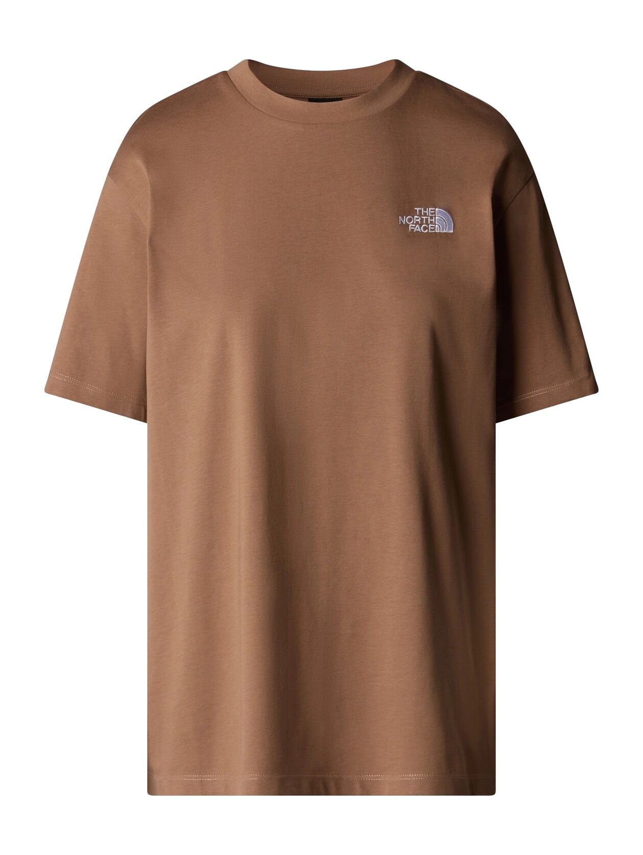 The North Face W Ss Essential Oversize Tee Kadın T-Shirt Kahverengi - L