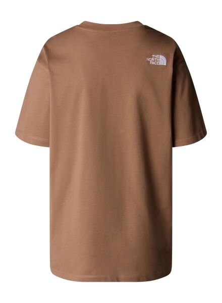 The North Face W Ss Essential Oversize Tee Kadın T-Shirt Kahverengi - L