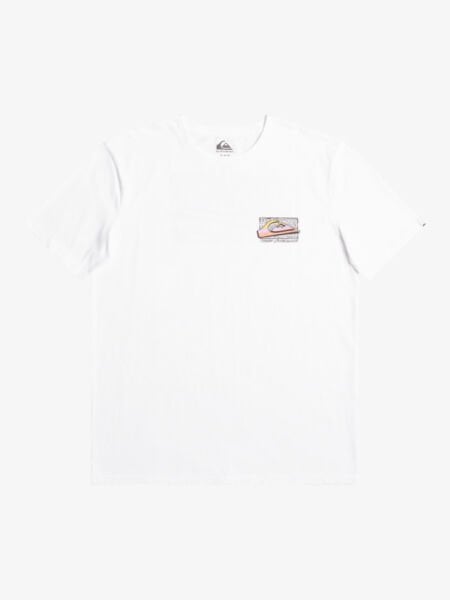 Quiksilver Retro Fade Erkek Kısa Kollu Tişört Eqyzt06864 S - Bright White - Solid