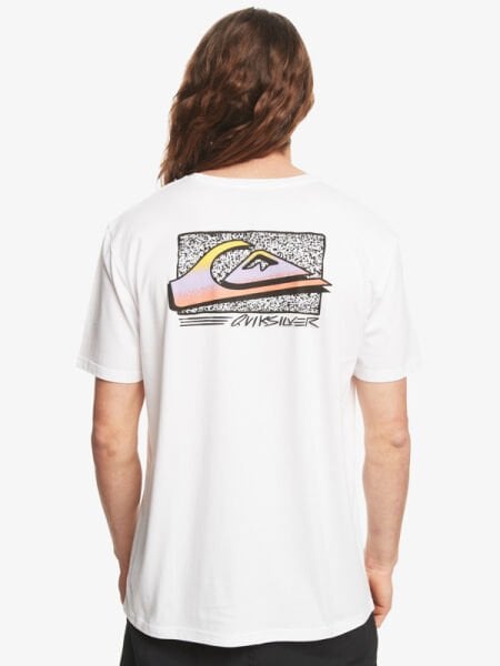 Quiksilver Retro Fade Erkek Kısa Kollu Tişört Eqyzt06864 XXL - Bright White - Solid