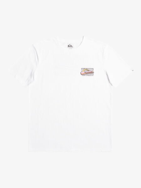 Quiksilver Retro Fade Erkek Kısa Kollu Tişört Eqyzt06864 XXL - Bright White - Solid