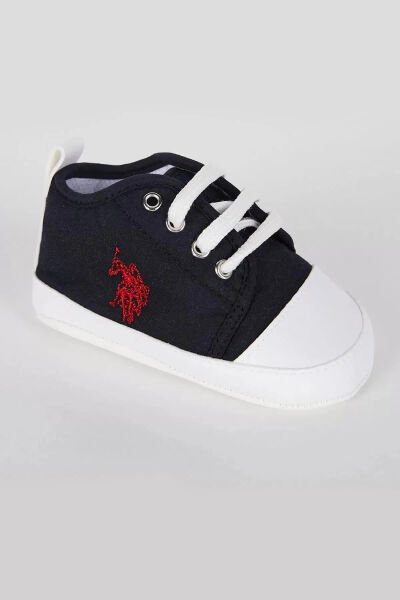 U.S Polo Erkek Bebek Ayakkabı Dokuma Kumaş  Kumaş Lacivert - 17