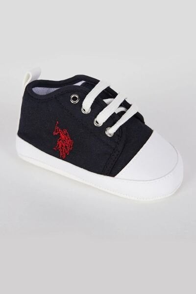 U.S Polo Erkek Bebek Ayakkabı Dokuma Kumaş  Kumaş Lacivert - 18