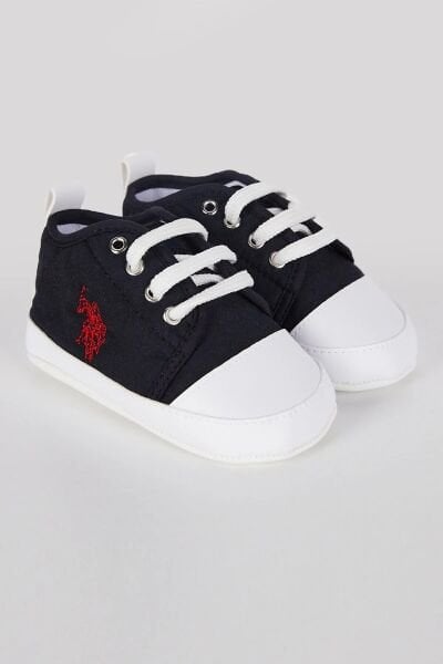 U.S Polo Erkek Bebek Ayakkabı Dokuma Kumaş  Kumaş Lacivert - 18