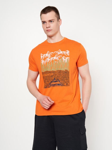 Trespass Austin Erkek T-Shirt Erkek Tişört Turuncu - S