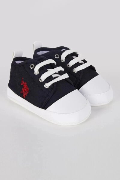 U.S Polo Erkek Bebek Ayakkabı Dokuma Kumaş  Kumaş Lacivert - 19