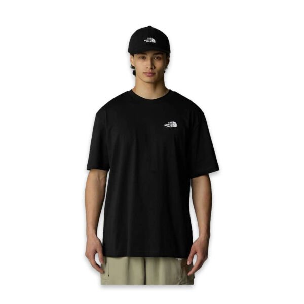 The North Face M Ss Essential Oversize Tee Erkek T-Shirt Siyah - S